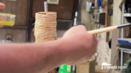 Le sisal, collé à la colle de poisson