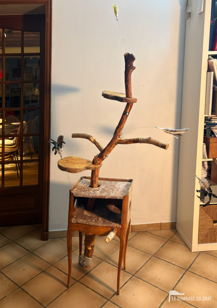 Potron‑minet — arbre à chat artisanal Le Gymnase du Chat